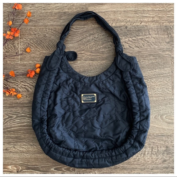 Marc By Marc Jacobs Handbags - Marc by Marc Jacobs Pretty Nylon Navy Hobo